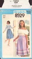Simplicity 8529 Sewing Pattern, Wrap Skirt, Size 10-12, Uncut, Factory Folded