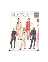 McCall's 8581 Jacket, Vest, Top and Pants, Sewing Pattern Size 12-14-16