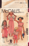 McCall's 8627 Toddler's Blouse, Overalls and Shorts, Size 2, Neatly Cut, Complete