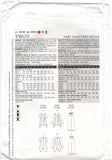 Vogue 8639 Loose Fitting Top with Shaped Hem and Straight Leg Pants, Uncut, Factory Folded Sewing Pattern Size 8-14