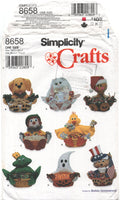 Simplicity 8658 Various Holiday Baskets, Uncut, Factory Folded Sewing Pattern