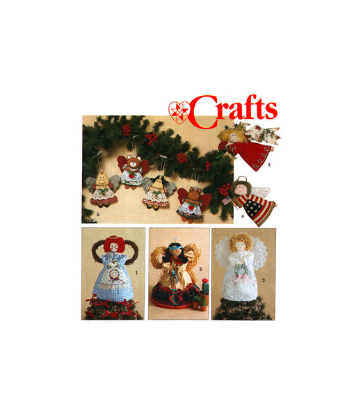 Simplicity 8687 Xmas Angel Ornaments, Uncut, Factory Folded Sewing Pattern