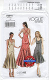 Vogue 8814 Sleeveless Evening Dress with Neckline Variations, Uncut, Factory Folded, Size 6-14