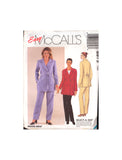 McCall's 8979 Sewing Pattern Jacket Pants Size 4-6-8 or 10-12-14 Uncut Factory Folded