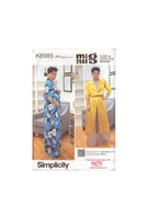 Simplicity 8985 Sewing Pattern, Duster or Dress Pants, Size 10-18, Uncut, Factory Folded
