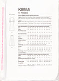 Simplicity 8985 Sewing Pattern, Duster or Dress Pants, Size 10-18, Uncut, Factory Folded