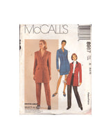 McCall's 8987 Sewing Pattern, Jacket, Pants and Skirt, Size 6-8-10, Uncut, Factory Folded