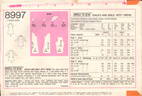 Simplicity 8997 Sewing Pattern, Girls' Dress, Size 10, Cut, Complete