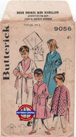 Butterick 9056 Child's Tailored Robe in Two Lengths, Uncut, Factory Folded Sewing Pattern Size 4 Breast 23