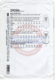 Simplicity 9086 Pirate Coat Costume, Uncut, Factory Folded, Size 6-14