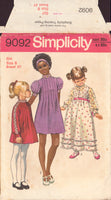 Simplicity 9092 Sewing Pattern, Girls' Dress, Size 8, Uncut