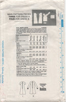 Vogue 9149 Retro 70s A-line Dress with Neckline Tie, Cut, Complete, Sewing Pattern Size 12