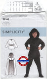 Simplicity 9162 Child's Costume, Uncut, Factory Folded, Size 3-8
