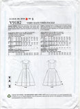 Vogue 9182 Button Front, Fit and Flare Sundress in Two Lengths, Uncut, Factory Folded, Sewing Pattern Size 6-14