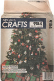 McCall's 9184 Christmas Advent Calendar, Wreath, Stockings, Tree Ornaments and Tree Skirt, Uncut, Factory Folded, Sewing Pattern