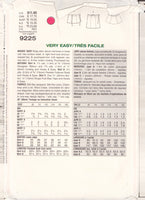 Vogue 9225 Sewing Pattern Misses' Skirts, Size 14, Cut, Complete