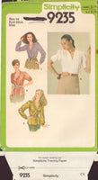 Simplicity 9235 Sewing Pattern, Blouse, Size 14, Cut, Complete