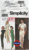 Simplicity 9300 Cheongsam Style Dress with Sleeve Variations, Uncut, Factory Folded, Size 6-16