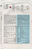 Vogue 9343 Blouson, Front Tucked Dress with Back Button Closing, Uncut, Factory Folded, Sewing Pattern Size 8-12