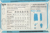 Simplicity 9370 Retro 80s T-Shirt Style Dress with Asymmetrical Neckline, Uncut, Factory Folded, Sewing Pattern Size 18-20