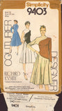 Simplicity 9403 Sewing Pattern, Dress, Size 12, Cut, Complete