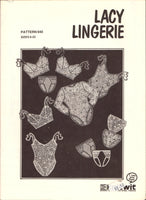 Knitwit 940 Lacy Lingerie: Lace or Singlet Bodysuit, Briefs, Bra Camisole, Uncut, Factory Folded Sewing Pattern Multi Plus Size 6-22