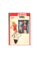 Simplicity 9416 Sewing Pattern Jacket Camisole Size 10 Uncut Factory Folded