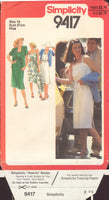 Simplicity 9417 Sewing Pattern, Sundress And Jacket, Size 12, Cut, Complete