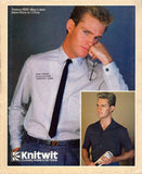 Knitwit 9500 Sewing Pattern, Men's Shirt, Size 87-117 cm, Uncut, Factory Folded