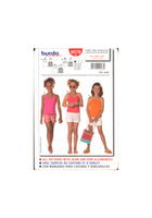 Burda 9578 Sewing Pattern Girls' Top Size 3-10 Uncut Factory Folded