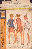 McCall's 9589 Sewing Pattern, Jacket, Dress, Size 8, Cut, Complete