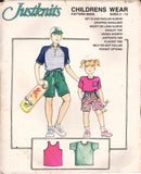 Justknits Sewing Pattern, Children's Wear, Size 2-12 years, Uncut