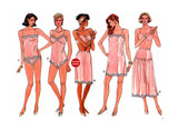 Vogue 9765 Lingerie: Slip, Camisole, Teddy, Half-Slip & Panties, Uncut, Factory Folded, Sewing Pattern Bust 30.5-38 (78-97 cm)