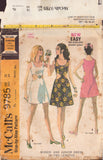 McCall's 9785 Side Cut Out Dress, Bust 34, Uncut, Factory Folded Sewing Pattern, Dress, Uncut, Factory Folded