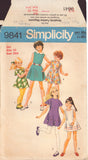 Simplicity 9841 Sewing Pattern, Girls' Princess Dress, Size 10, Cut, Complete
