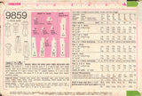 Simplicity 9859, Sewing Pattern, Dress or Tunic and Pants, Size 14, Uncut, Factory Folded
