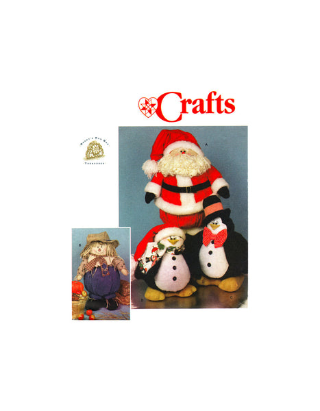 Simplicity 9953 Becky's Rag Bag Treasures Christmas or Halloween Ornaments, Uncut, Factory Folded Sewing Pattern