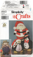 Simplicity 9953 Becky's Rag Bag Treasures Christmas or Halloween Ornaments, Uncut, Factory Folded Sewing Pattern