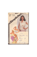 Simplicity 9971 Sewing Pattern, Camisoles and Jackets, Size 6-8, Partially Cut, Complete