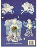 Vintage 80s Christmas Angels in Crochet Thread Instant Download PDF 20 pages