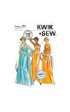 PDF INSTANT DOWNLOAD: 70s Nightgown in Two Styles and Peignoir, Bust 32.5 (83 cm) to 43 (110 cm), Kwik Sew 721, Sewing Pattern Reproduction