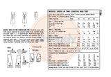 PDF INSTANT DOWNLOAD: 60s A-Line Empire Dress in Two Lengths, Bust 31 (79 cm) or 34 (87 cm), Simplicity 7126, Vintage Sewing Pattern Reproduction