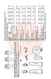 PDF INSTANT DOWNLOAD: 70s Empire Waist Dress with Bell Sleeves, Bust 36 (92 cm), Style 2978, Vintage Sewing Pattern Reproduction