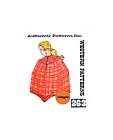 70s 3-Piece Poncho, Size Small, Authentic Patterns 263, Vintage Sewing Pattern Reproduction