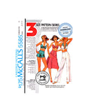 PDF INSTANT DOWNLOAD: 70s Reversible Halter Top, Skirt, Pants or Shorts, Bust 31.5-34 (80-87 cm), McCall's 5585, Vintage Sewing Pattern Reproduction