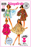 PDF INSTANT DOWNLOAD: 60s Tablecloth Style Angel Sleeve, Tablecloth Dress in Two Lengths, Bust 31.5-32.5 (80-83 cm), Simplicity 8129, Vintage Sewing Pattern Reproduction (Copy)