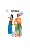 PDF INSTANT DOWNLOAD: 70s Sundress in Two Lengths with Criss-Cross Back Straps, Various Sizes, Vogue 8300, Vintage Sewing Pattern Reproduction