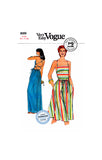 PDF INSTANT DOWNLOAD: 70s Sundress in Two Lengths with Criss-Cross Back Straps, Various Sizes, Vogue 8300, Vintage Sewing Pattern Reproduction