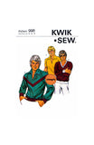 Men's Shirt, Size 42-44-46-48, Kwik Sew 998, Vintage Sewing Pattern Reproduction