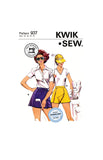 PDF INSTANT DOWNLOAD: 70s Women's Golf Skirt in Two Styles, Waist 28.5-34 (72-86 cm), Kwik Sew 937, Vintage Sewing Pattern Reproduction